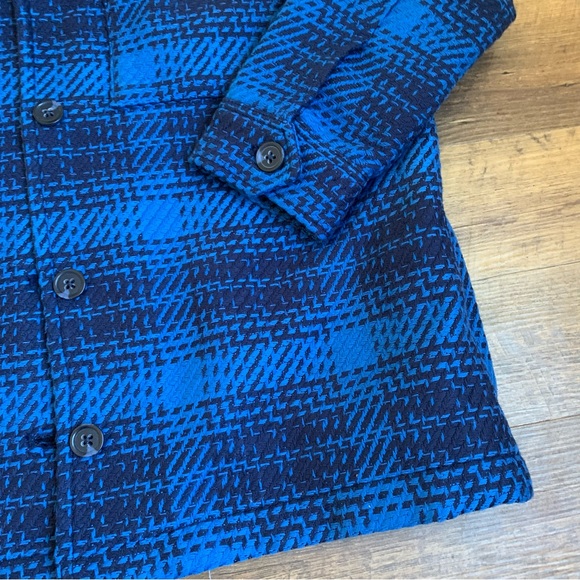 Outerknown Cloud Weave Shirt Jacket Large Blue - Picture 5 of 10